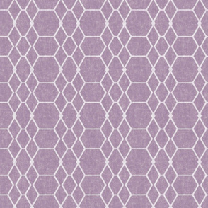 Lavender Batik Geometric