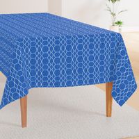 Blue Batik Geometric