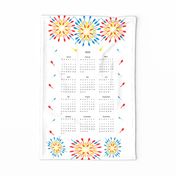 Spoonflower Teatowel Calendar 2022