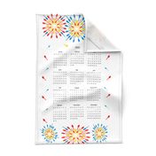 Spoonflower Teatowel Calendar 2022