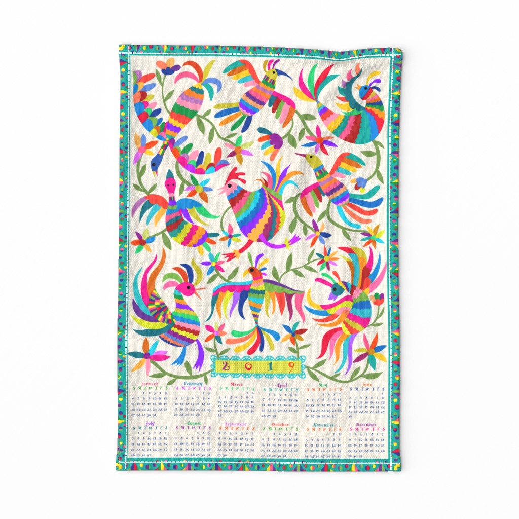 otomi birds calendar 2019