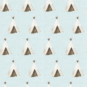 4" Desert Teepee // Iceberg Linen