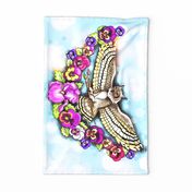 mom's owl tea towel