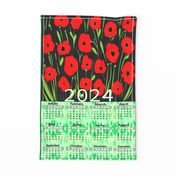 FLORAL TEA TOWEL 2024