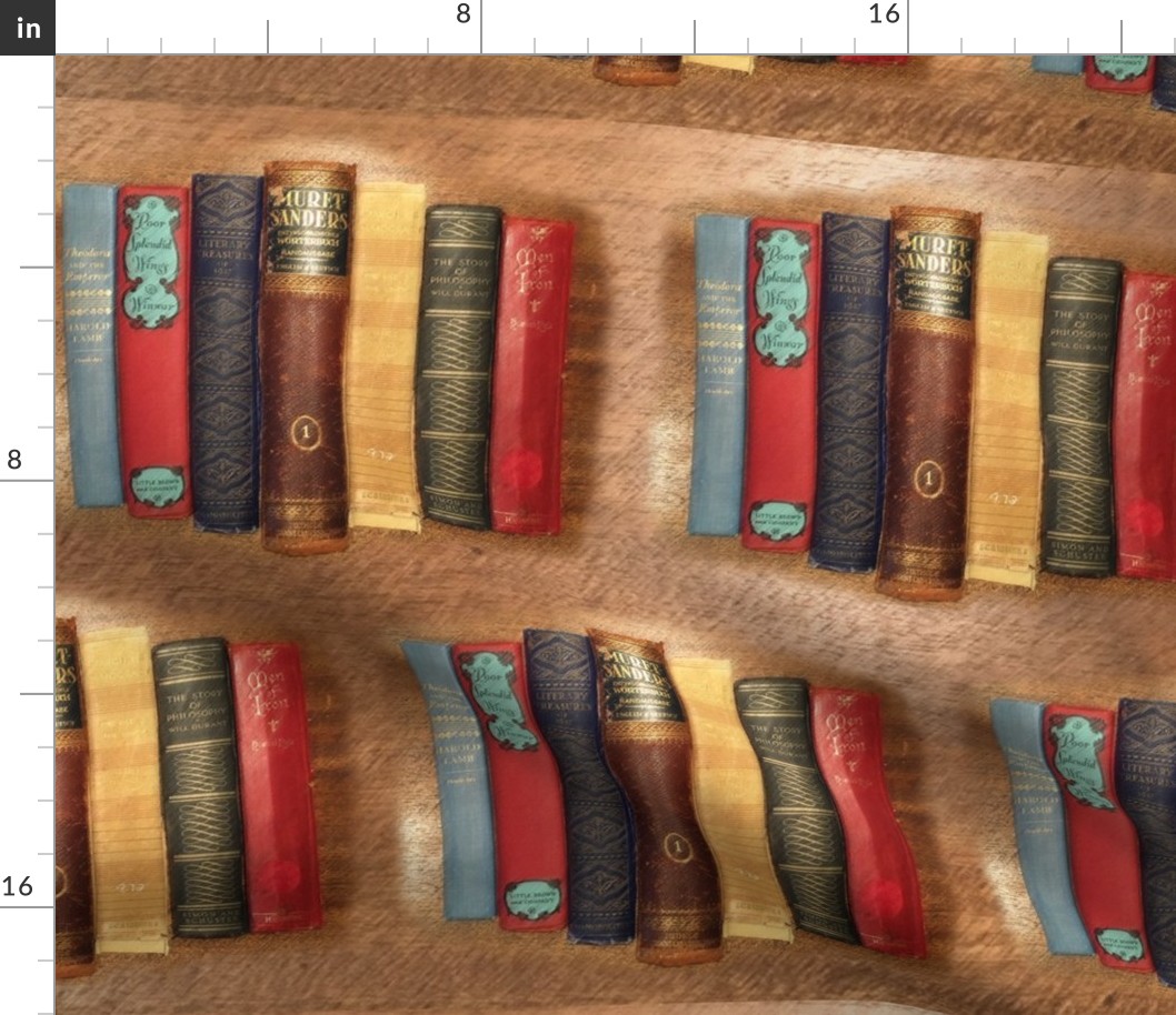 Book Lovers Fabric Soft Pastels