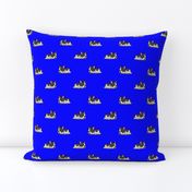 Boston Terrier Pattern Blue