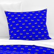 Boston Terrier Pattern Blue