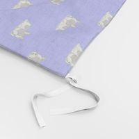 Boston Terrier Pattern Blue