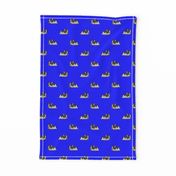 Boston Terrier Pattern Blue