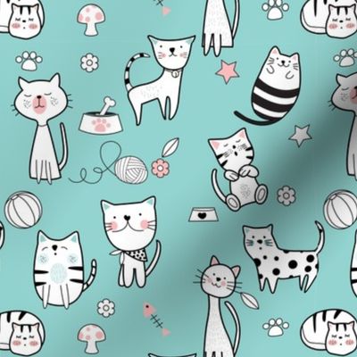 Cute Cats Seamless