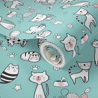 Cute Cats Seamless