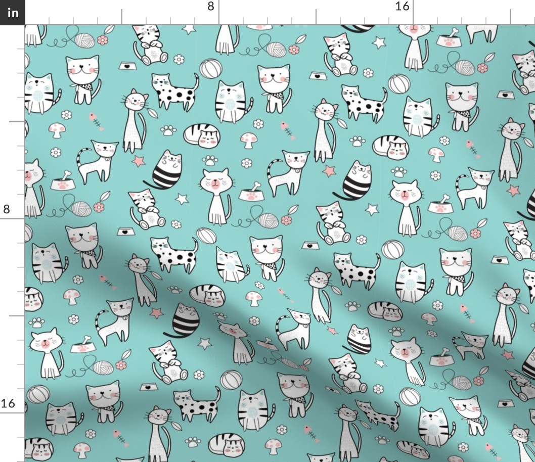 Cute Cats Seamless