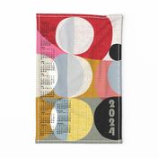 2024 many moons tea towel calendar