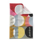 2024 many moons tea towel calendar