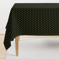 Tiny small polka dots neon green black dog bandana