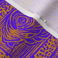 CloudSong Blockprint-mirrored-Mango on violet