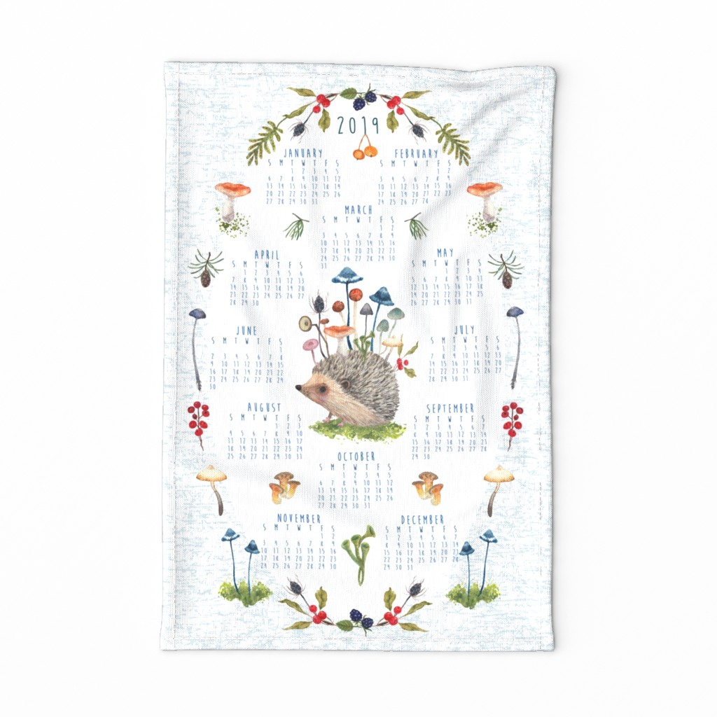 2019 teatowel design - The Botanist