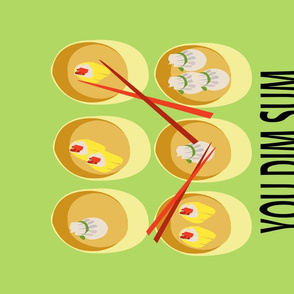 You Dim Sum You Lose Sum spoonflower copy