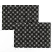 Tiny small polka dots black white dog bandana