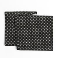 Tiny small polka dots black white dog bandana