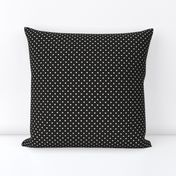 Tiny small polka dots black white dog bandana