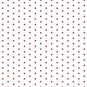 white red polka dots