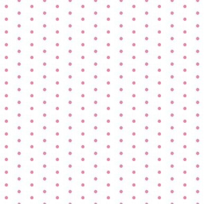 white pink polka dots