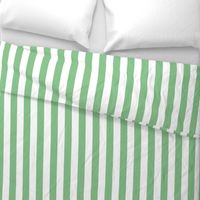 Jade Green vertical stripes medium