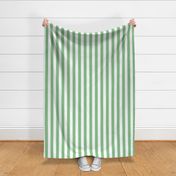 Jade Green vertical stripes medium