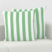 Jade Green vertical stripes medium