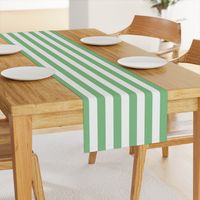 Jade Green vertical stripes medium