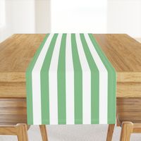 Jade Green vertical stripes medium