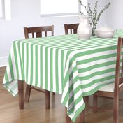 Jade Green vertical stripes medium