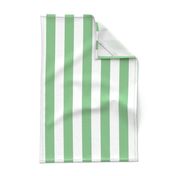 Jade Green vertical stripes medium