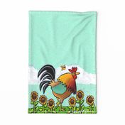 SP towel 4 chicken set up