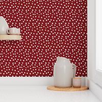 Painted Polka Dot // Oklahoma Maroon 