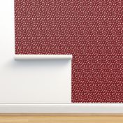 Painted Polka Dot // Oklahoma Maroon 