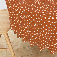 Painted Polka Dot // Longhorn Burnt Orange