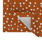 Painted Polka Dot // Longhorn Burnt Orange