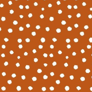 Painted Polka Dot // Longhorn Burnt Orange