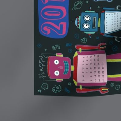 2019 Retro Robots Calendar