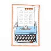 Typewriter Calendar 2024