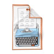 Typewriter Calendar 2024