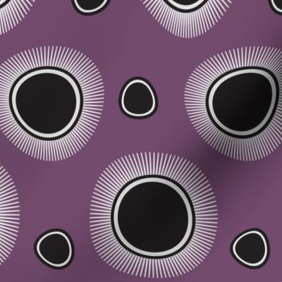 Spikey Dots | Dusty Violet