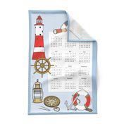 Calendar 2019 TeaTowel Maritime