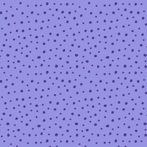 8" Hand drawn Polka Dots Lavenderfield - Mix & Match