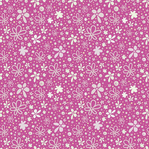  Ditzy Pink Flower Burst