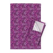 Retro Pink Purple Flower Texture