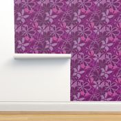 Retro Pink Purple Flower Texture