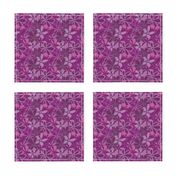 Retro Pink Purple Flower Texture